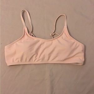 Girls SHEIN bikini swim top size 10 color peach